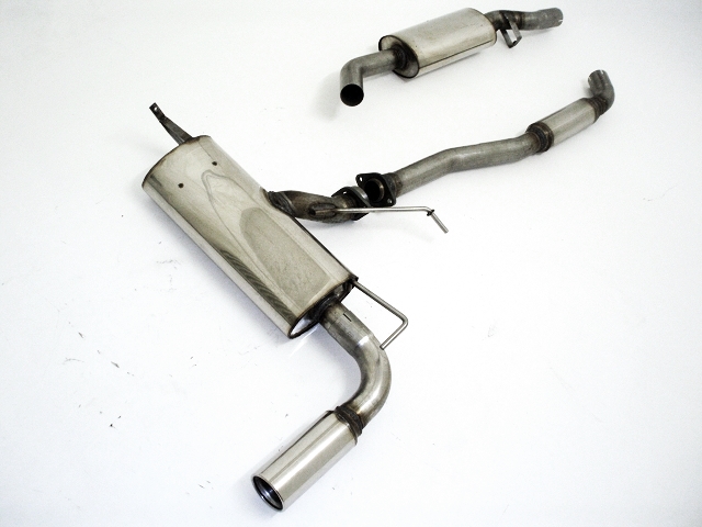 FRIEDRICH Sportauspuff / Anlage 63,5mm Edelstahl für: MITSUBISHI Lancer Sport-Lim. - CY / 1.8, 2.0DI-D / 105,103 kW |  Endrohr-Typen: alle