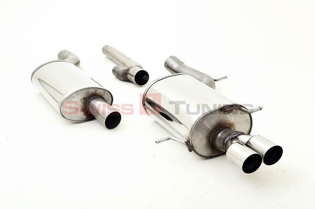 FRIEDRICH Sportauspuff / Anlage 76mm Edelstahl ab Kat. für: AUDI S4, incl. Avant  (B5, 98-02) V6 2.7T - 195kW |  Endrohr-Typen: alle