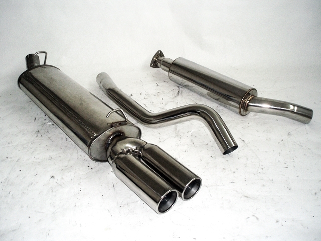 FRIEDRICH Sportauspuff / Anlage 63,5mm Edelstahl für: OPEL Vectra A /  1.8 - 2.0i  /  - 95kW |  Endrohr-Typen: alle