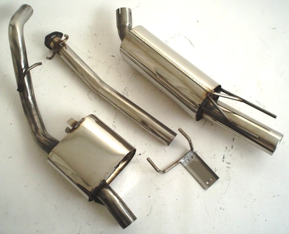 FRIEDRICH Sportauspuff / Anlage 63,5mm Edelstahl für: OPEL Vectra A-X /  2000-16V, incl. 4x4  (Jahrgang angeben) |  Endrohr-Typen: alle