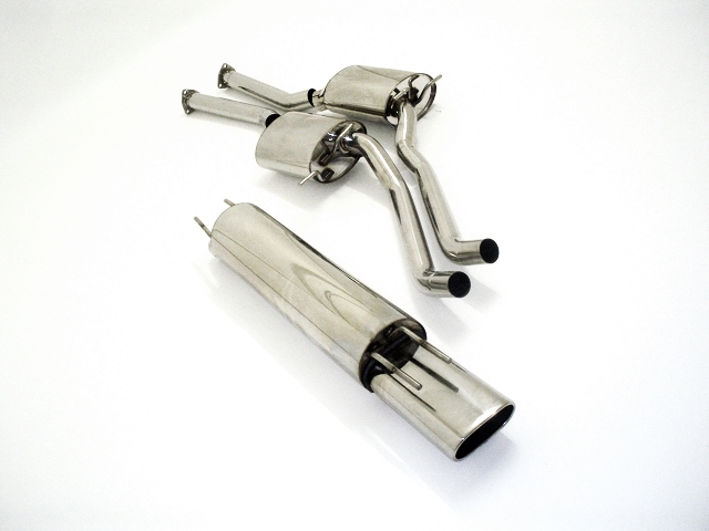FRIEDRICH Sportauspuff / Anlage 63,5mm Edelstahl für: OPEL Senator B / 2.6, 3.0, 3.0-24,3.6 / 110-150 kW | Endrohr-Typen: alle