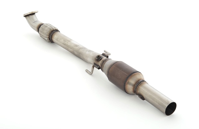 FRIEDRICH Downpipe 70mm mit Sport-Kat. für: OPEL Corsa D OPC + NBE / 1.6T - 141,155 kW - Euro 4 / 2007-10.09 /  Edelstahl - mit HJS Sport-Kat. 200cpsi / mit CH-Gutachten