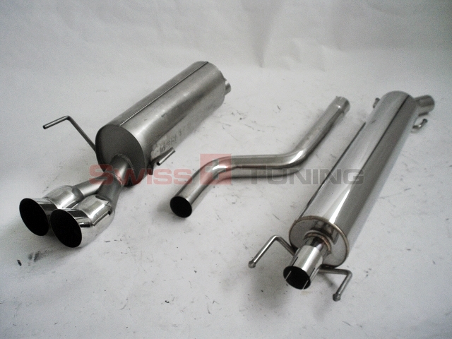 FRIEDRICH Sport-Auspuff / Anlage 63,5mm mittig Edelstahl für: OPEL Astra H / 1.3CDTI,1.4,1.6,1.7CDTI,1.8,1.9CDTI  / 55-110kW |  Endrohr-Typen: alle