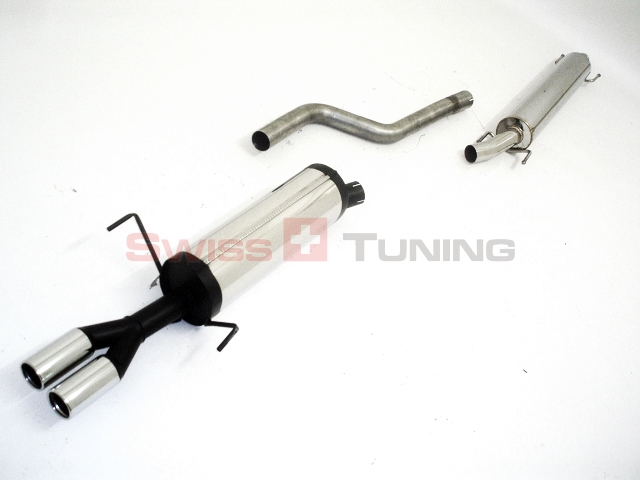FRIEDRICH Sport-Auspuff / Anlage 63,5mm mittig Edelstahl für: OPEL Astra H Caravan / 1.3CDTI,1.4,1.6,1.7CDTI,1.8,1.9CDTI  / 55-110 kW |  Endrohr-Typen: alle