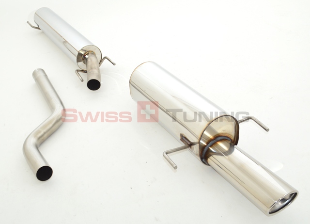 FRIEDRICH Sport-Auspuff / Anlage 63,5mm mittig Edelstahl für: OPEL Astra H GTC Turbo / 1.6 Turbo-132kW, 2.0 Turbo-125,147kW |  Endrohr-Typen: alle