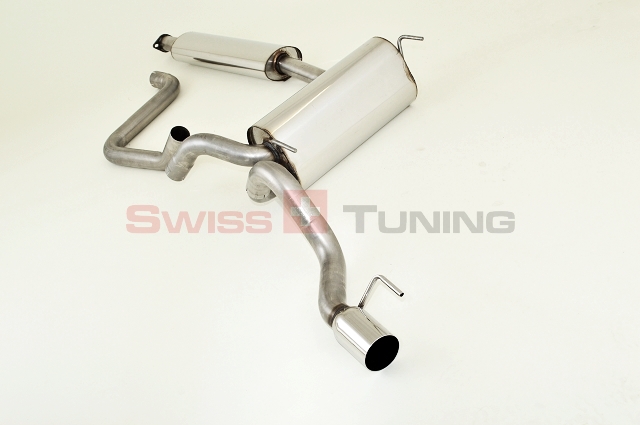 FRIEDRICH Sportauspuff / Anlage 63,5mm Edelstahl für: OPEL Astra J / 1.4, 1.6 / 64,74,85 kW |  Endrohr-Typen: alle / Hinweis: nicht für Russpartikelfilter