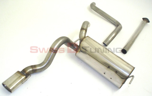 FRIEDRICH Sportauspuff / Anlage 63,5mm Edelstahl für: OPEL Astra J GTC / 1.4T, 1.6T /  88,103,132kW |  Endrohr-Typen: alle