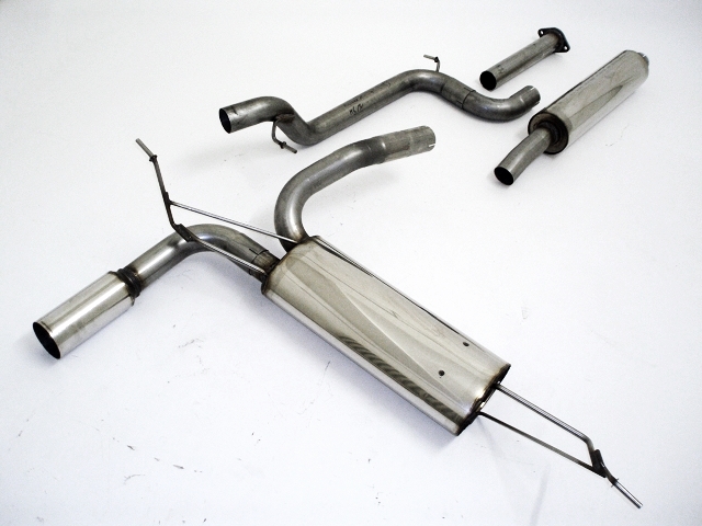 FRIEDRICH Sportauspuff / Anlage 63,5mm Edelstahl für: FORD Focus II Turnier / 1.4 16V,1.6 16V,1.6TDCI,1.8 16V,1.8TDI,1.8TDC,2.0 16V,2.0TDCI  / 59-100 kW |  Endrohr-Typen: alle
