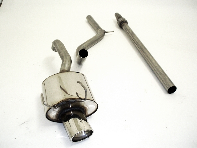 FRIEDRICH Sportauspuff / Anlage 63,5mm Edelstahl für: FORD Ka  1.25i, 1.3TDCI /  51,55 kW |  Endrohr-Typen: alle