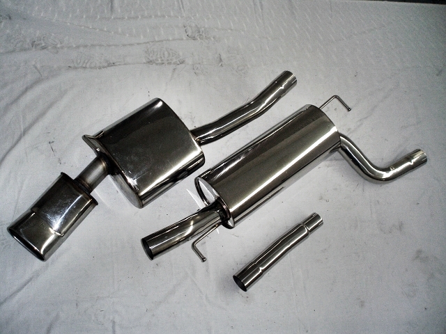 FRIEDRICH Sportauspuff / Anlage 63,5mm Edelstahl für: FORD Focus Turnier / 1.4 16V/1.6 16V  / 55,74kW |  Endrohr-Typen: alle