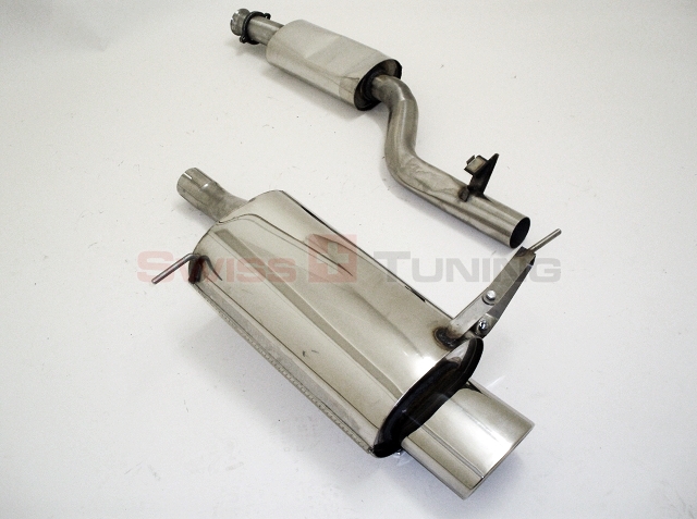 FRIEDRICH Sportauspuff / Anlage 63,5mm Edelstahl für: BMW E36 Compact  323ti - 125 kW |  Endrohr-Typen: alle