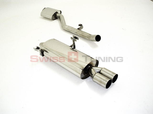 FRIEDRICH Sportauspuff / Anlage 63,5mm Edelstahl für: BMW E30 / 318iS - 100 kW |  Endrohr-Typen: alle
