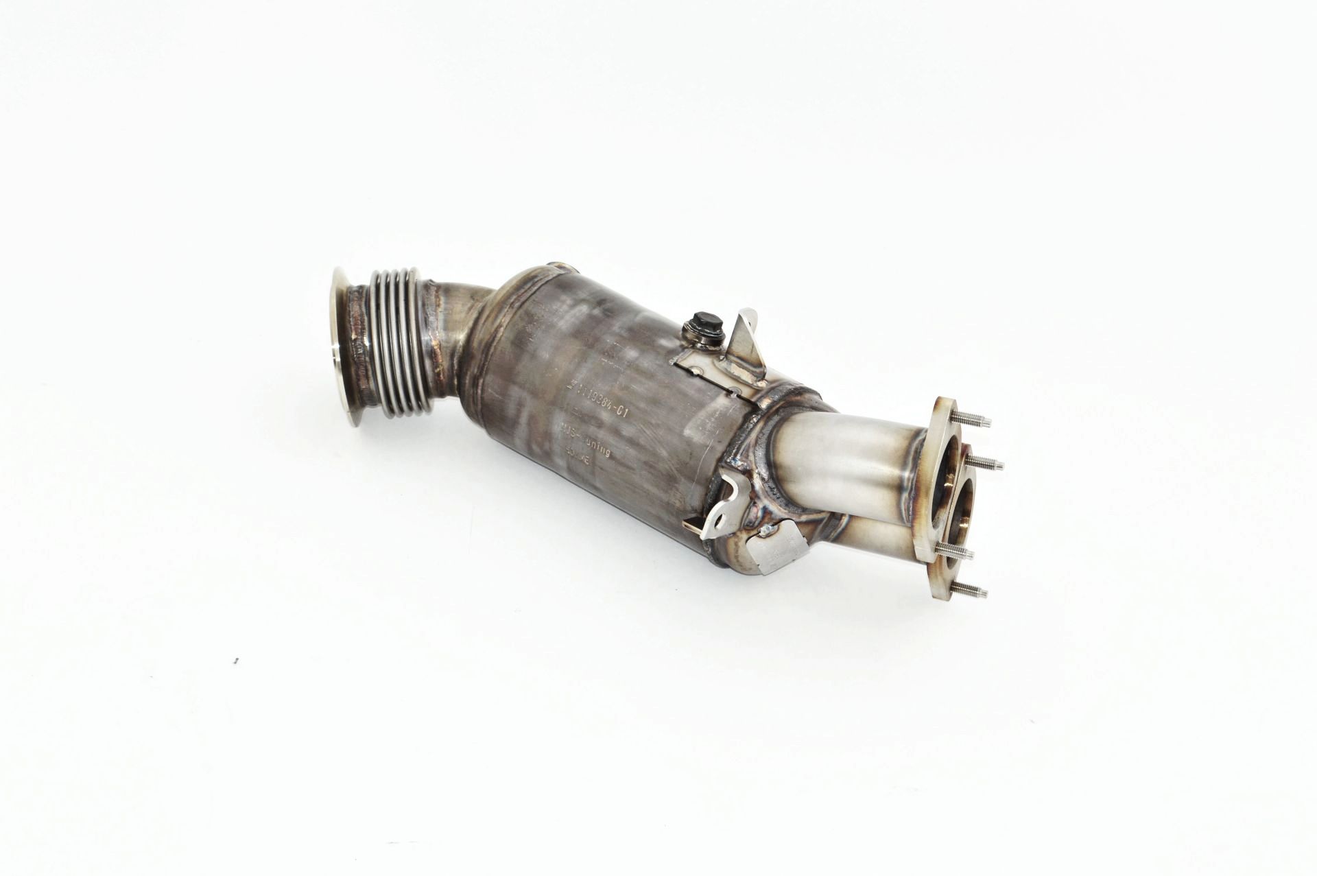 FRIEDRICH Downpipe 76/2x60 mm mit Sport-Kat. 300cpsi für: BMW 335i - E90,E91,E92,E93 / 3.0T - 225,240 kW (N55) / Euro-5 Norm / Eingang 76mm, Ausgang 2x 60mm