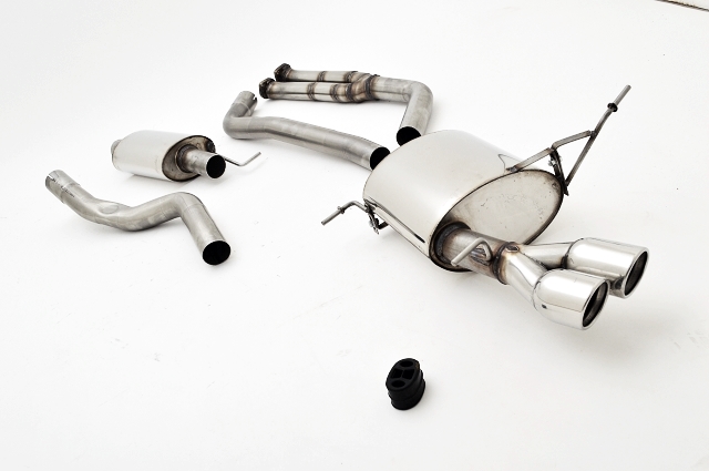 FRIEDRICH Sportauspuff / Anlage 63,5mm Edelstahl für: BMW 325i, 330i - E92 / 160,190 kW  |  Endrohr-Typen: alle