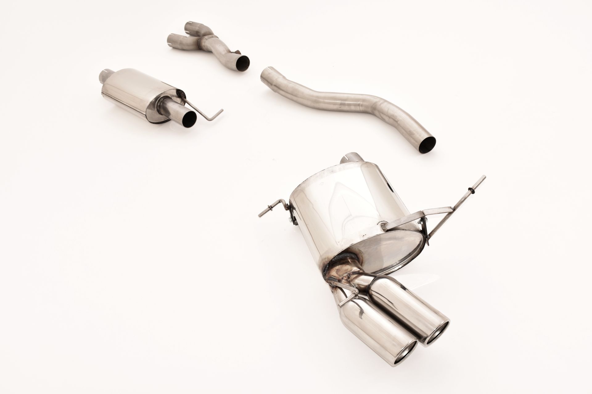 FRIEDRICH Sportauspuff / Anlage 63,5mm Edelstahl für: BMW 325i/xi, 330i/xi - E91 / 160,200 kW (N53)  |  Endrohr-Typen: alle