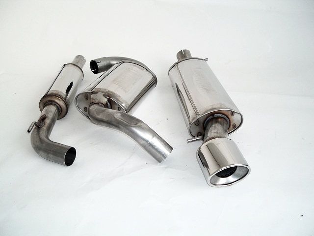 FRIEDRICH Sportauspuff / Anlage 63,5mm Edelstahl für: VW Corrado VR6  |  Endrohr-Typen: alle