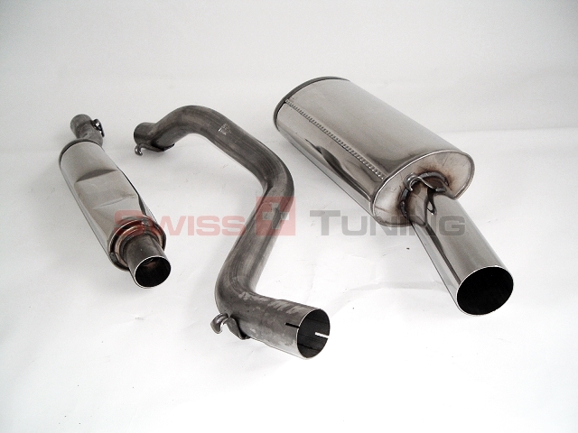 FRIEDRICH Sportauspuff / Anlage 63,5mm Edelstahl für: VW Golf 1 + Cabrio  / 74-83 / 1.1 - 1.8i / 44-82KW |  Endrohr-Typen: alle