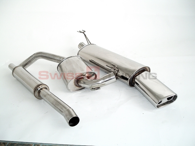 FRIEDRICH Sportauspuff / Anlage 63,5mm Edelstahl für: VW Passat - 35i / 1.8, 2.0, 2.0 16V  /  55-100 kW |  Endrohr-Typen: alle