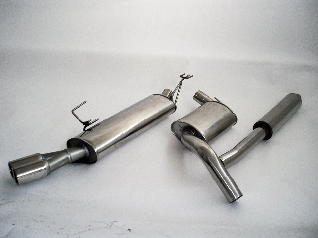 FRIEDRICH Sportauspuff / Anlage 63,5mm Edelstahl für: VW Passat - 35i / VR6 - 128 kW |  Endrohr-Typen: alle