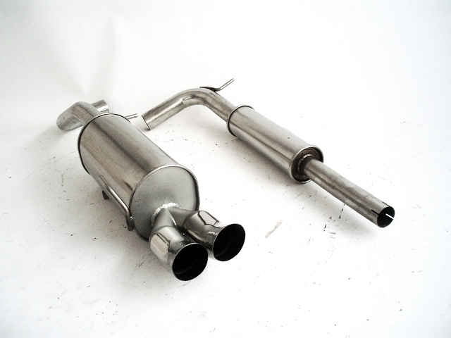 FRIEDRICH Sportauspuff / Anlage 63,5mm Edelstahl für: VW Lupo /  1.2TDI, 1.4, 1.4 16V, 1.4TDI, 1.6, 1.7D /  - 92 kW |  Endrohr-Typen: alle