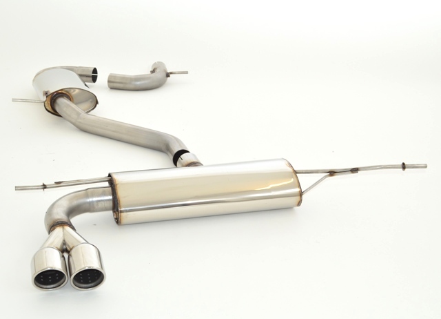 FRIEDRICH Sportauspuff / Anlage 63,5mm Edelstahl für: VW Scirocco / 1.4TSI,2.0TSI,2.0TDI - 90,118,147,155,103,125,130kW |  Endrohr-Typen: alle