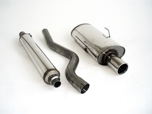 FRIEDRICH Sportauspuff / Anlage 63,5mm Edelstahl für: PEUGEOT 106 /  1.4 /  55,69kW |  Endrohr-Typen: alle