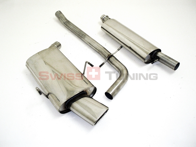 FRIEDRICH Sportauspuff / Anlage 63,5mm Edelstahl für: PEUGEOT 406 Lim.,Coupé / 2.2 / 116 kW | Endrohr-Typen: alle
