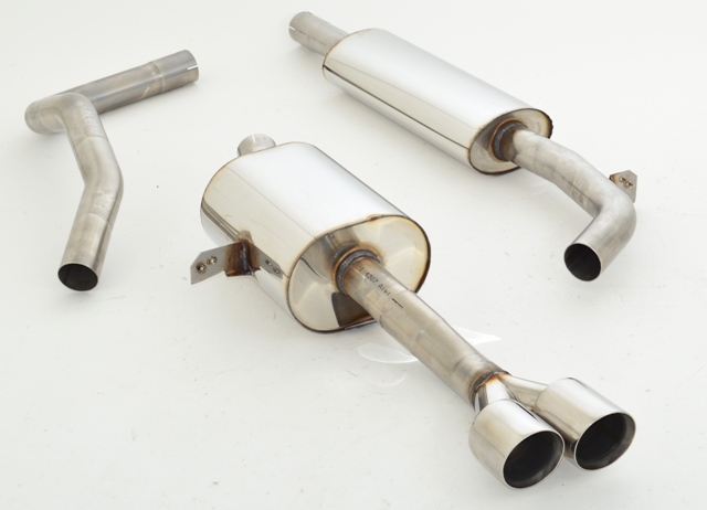 FRIEDRICH Sportauspuff / Anlage 63,5mm Edelstahl für: RENAULT Mégane GrandTour - Z / 1.2TCe, 1.4TCe, 2.0TCe, GT220 - 85,97,96,132,140,162 kW |  Endrohr-Typen: alle / Hinweis: Endrohr unter oder in dem Diffusor (mit ausschneiden) erhältlich