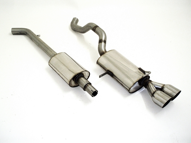 FRIEDRICH Sportauspuff / Anlage 63,5mm Edelstahl für: RENAULT Clio GT / 1.6 16V - 94 KW |  Endrohr-Typen: alle
