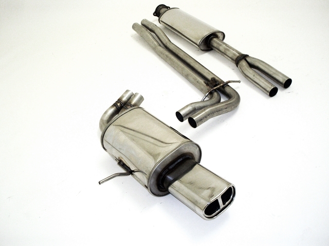 FRIEDRICH Sportauspuff / Anlage 63,5mm Edelstahl für: VOLVO XC90 / D5, 2.5T, 2.9T, V6 3.2, V8 4.4 / 120-232 kW |  Endrohr-Typen: alle