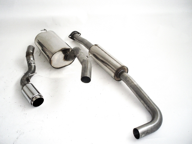 FRIEDRICH Sportauspuff / Anlage 63,5mm Edelstahl für: MAZDA 3 - BL /  1.6 MZR, 1.6 MZ-CD / 77,80,85 kW |  Endrohr-Typen: alle