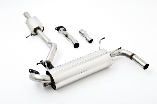 FRIEDRICH Sportauspuff / Anlage 63,5mm Edelstahl für: MAZDA MX-5 - NB / 1.6 16V, 1.9 16V - 81,102,103,107 KW |  Endrohr-Typen: alle