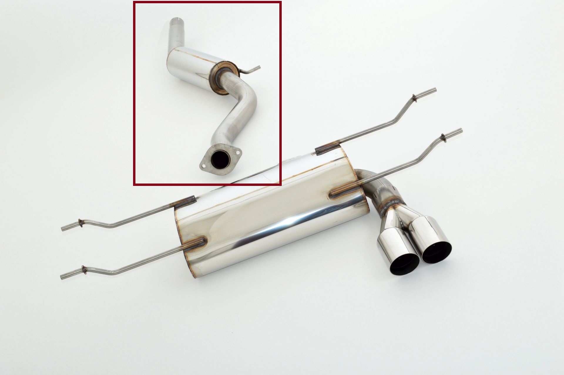 FRIEDRICH Sportauspuff / VSD 63,5mm Edelstahl für: MAZDA MX-5 - ND, G130,G160,G184 / 1.5,2.0 - 96,118,135 kW |  Vorschalldämpfer, nur passend zu ESD oder Duplex-ESD von FRIEDRICH.