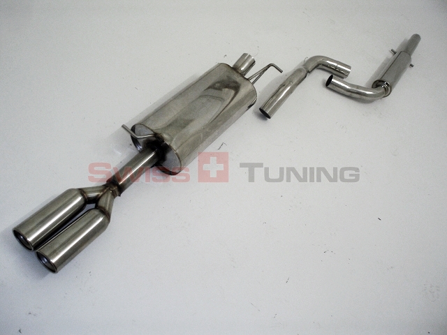 FRIEDRICH Sportauspuff / Anlage 63,5mm Edelstahl für: SKODA Octavia - 1U /  1.4,1.6,1.8,1.8T,TDI,2.0  /  55-110kW |  Endrohr-Typen: alle