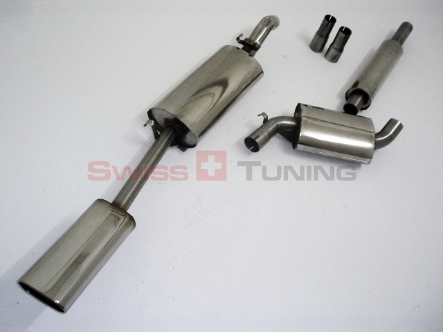 FRIEDRICH Sportauspuff / Anlage 63,5mm Edelstahl für: SEAT Toledo - 1L /  1.6, 1.8, 1.8 16V, 2.0, 2.0 16V, TDI  / 47-110 kW |  Endrohr-Typen: alle