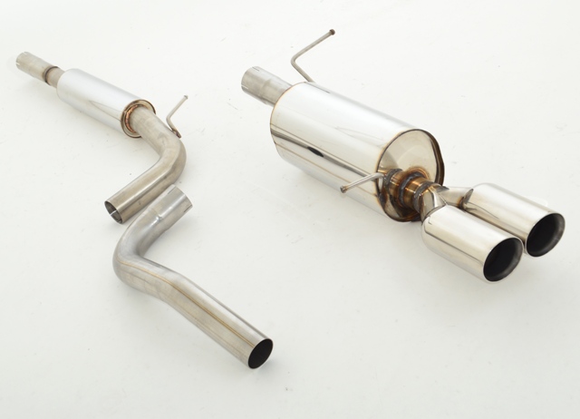 FRIEDRICH Sportauspuff / Anlage 63,5mm Edelstahl für: SEAT Ibiza FR, Cupra - 6L /  1.8T,1.9TDI / 110,132,96,118 kW |  Endrohr-Typen: alle