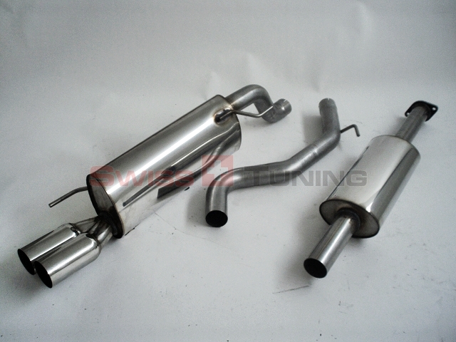 FRIEDRICH Sportauspuff / Anlage 63,5mm Edelstahl für: FIAT Grande Punto 1.3JTD, 1.4T-Jet, 1.9JTD / 55,66,88,96 kW |  Endrohr-Typen: alle