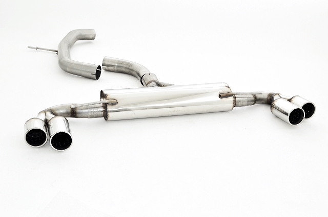 FRIEDRICH Sportauspuff / Duplex-Anlage 76mm Edelstahl ab Kat. für: AUDI TT - 8J / 1.8TFSI, 2.0TFSI - 118,147,155 kW |  Endrohr-Typen: alle  |  Auch für S-Line Paket, Quattro- und TTS-Heckschürze lieferbar, bei Bestellung bitte angeben