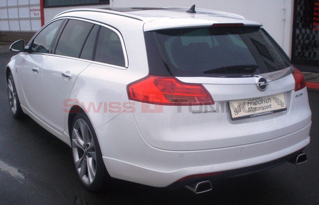 FRIEDRICH Sport-Auspuff / Duplex-Anlage 63,5mm Edelstahl für: OPEL Insignia SportsTourer  1.6i, 1.8i / 85,103 kW  |  Endrohr-Typen: alle / bitte Heck-Variante angeben bei der Best. (Normal,Sport,OPC)