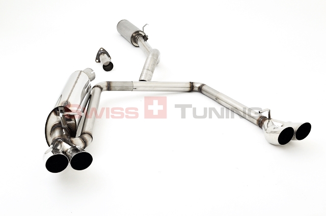 FRIEDRICH Sport-Auspuff / Duplex-Anlage 63,5mm Edelstahl für: OPEL Corsa A 1.0,1.2,1.3,1.4i,1.6i  / 33-74kW | Endrohr-Typen: alle