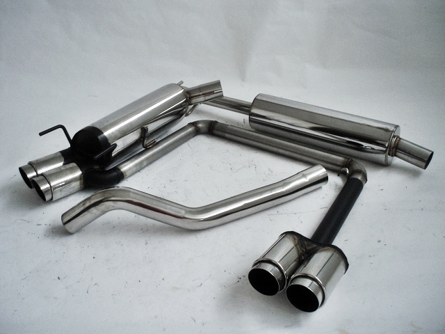 FRIEDRICH Sport-Auspuff / Duplex-Anlage 63,5mm Edelstahl für: OPEL Corsa C 1.0 12V,1.0Tp,1.2 16V,1.2Tp,1.3CDTI,1.4 16V,1.4Tp,1.7DI,1.7DTI 16V,1.7CDTI,1.8 16V / 43-92kW | Endrohr-Typen: alle