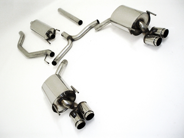 FRIEDRICH Sport-Auspuff / Duplex-Anlage 63,5mm Edelstahl für: OPEL Vectra C  Lim. & Fliessheck inkl. Facelift / 1.6Tp,1.8,1.9CDTI,2.0DTi,2.0 Turbo,2.2DTi,2.2,2.2 Direct,2.8 V6 Turbo,3.0 V6 CDTI,3.2 V6 / 74-169kW | Endrohr-Typen: alle