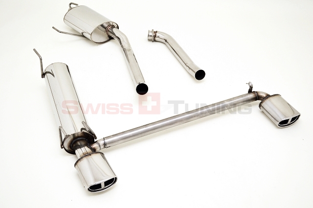 FRIEDRICH Sport-Auspuff / Duplex-Anlage 63,5mm Edelstahl für: OPEL Omega B Caravan / -8.99 /  2.0i,2.0 16V / 85,100KW | Endrohr-Typen: alle