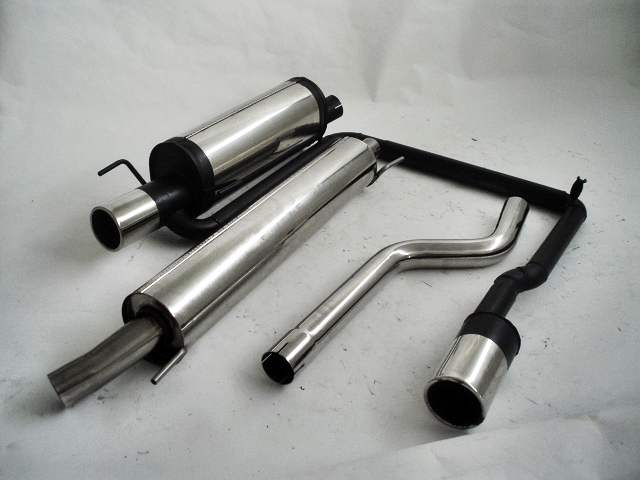 FRIEDRICH Sport-Auspuff / Duplex-Anlage 63,5mm Edelstahl für: OPEL Astra G Fliessheck / 1.2 16V - 2.2 16V,2.2DTI / 48-108kW | Endrohr-Typen: alle