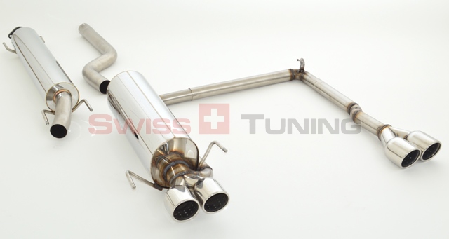 FRIEDRICH Sport-Auspuff / Duplex-Anlage 63,5mm Edelstahl für: OPEL Astra G Fliessheck OPC + OPC Turbo / 118,147kW | Endrohr-Typen: alle