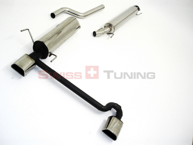 FRIEDRICH Sport-Auspuff / Duplex-Anlage 63,5mm Edelstahl für: OPEL Astra H / 1.6 Turbo-132kW, 2.0 Turbo-125,147kW | Endrohr-Typen: alle