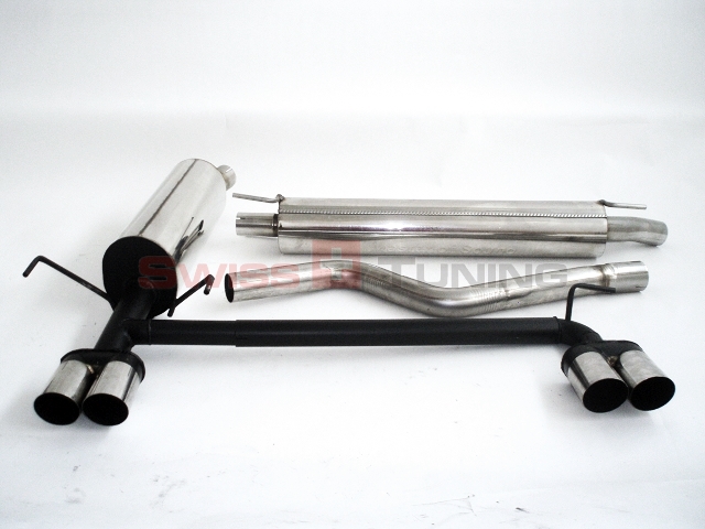 FRIEDRICH Sport-Auspuff / Duplex-Anlage 63,5mm Edelstahl für: OPEL Astra H Caravan / 1.3CDTI,1.4,1.6,1.7CDTI,1.8,1.9CDTI  / 55-110 kW | Endrohr-Typen: alle