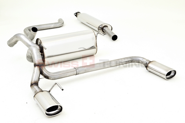 FRIEDRICH Sport-Auspuff / Duplex-Anlage 63,5mm Edelstahl für: OPEL Astra J / 1.4, 1.6 / 64,74,85 kW | Endrohr-Typen: alle