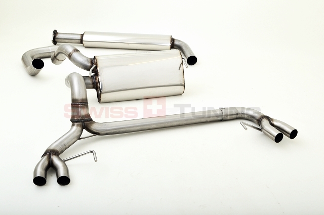 FRIEDRICH Sportauspuff / Duplex-Anlage 76mm Edelstahl ab Kat. für: OPEL Astra J OPC / 2.0T - 206kW (Euro 5+6)  |  Endrohr-Typ: Spezial, Optik bleibt original