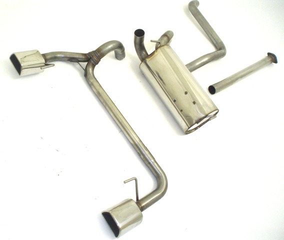 FRIEDRICH Sport-Auspuff / Duplex-Anlage 63,5mm Edelstahl für: OPEL Astra J GTC / 1.4T, 1.6T /  88,103,132kW | Endrohr-Typen: alle